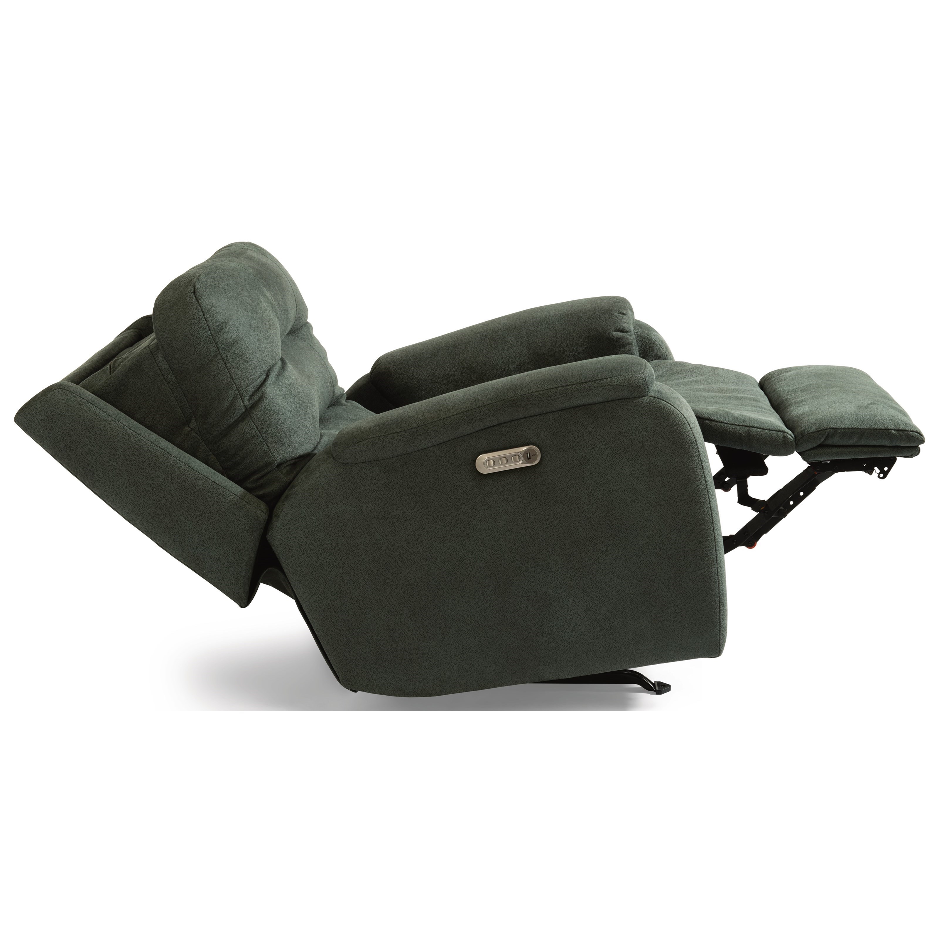 Flexsteel Arlo Contemporary Power Rocking Recliner with Power Headrest